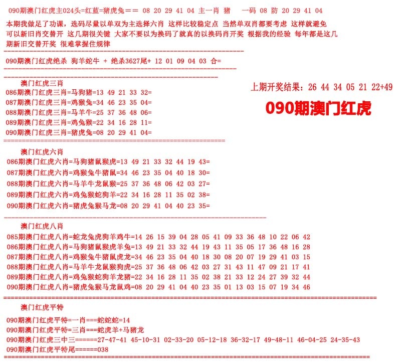 090期红虎图[图]